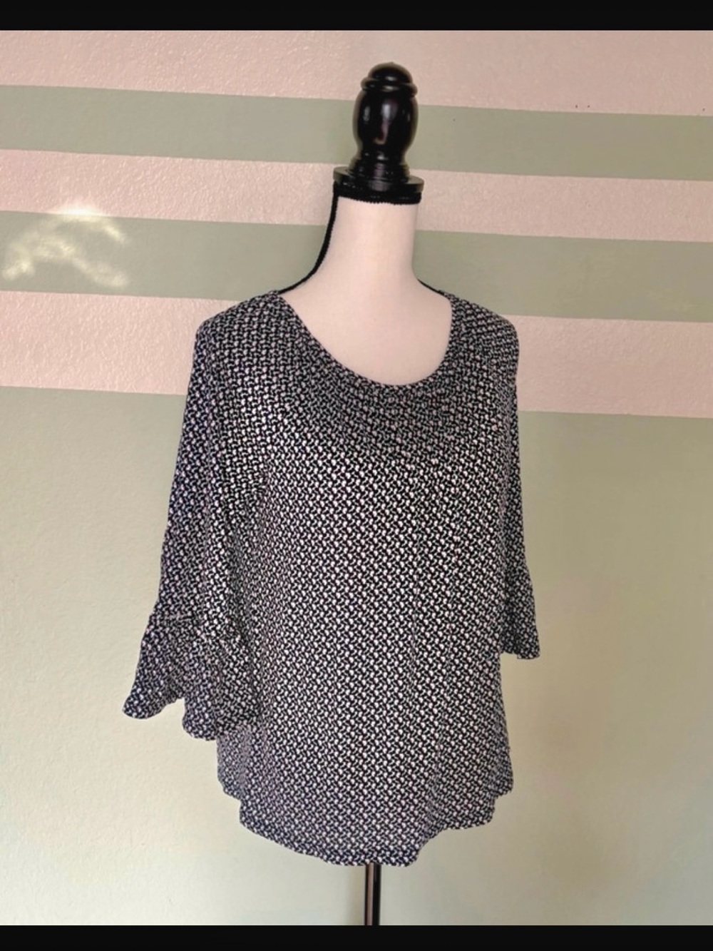 Michael Kors Flared 3/4 Sleeve Blouse Women’s 18”